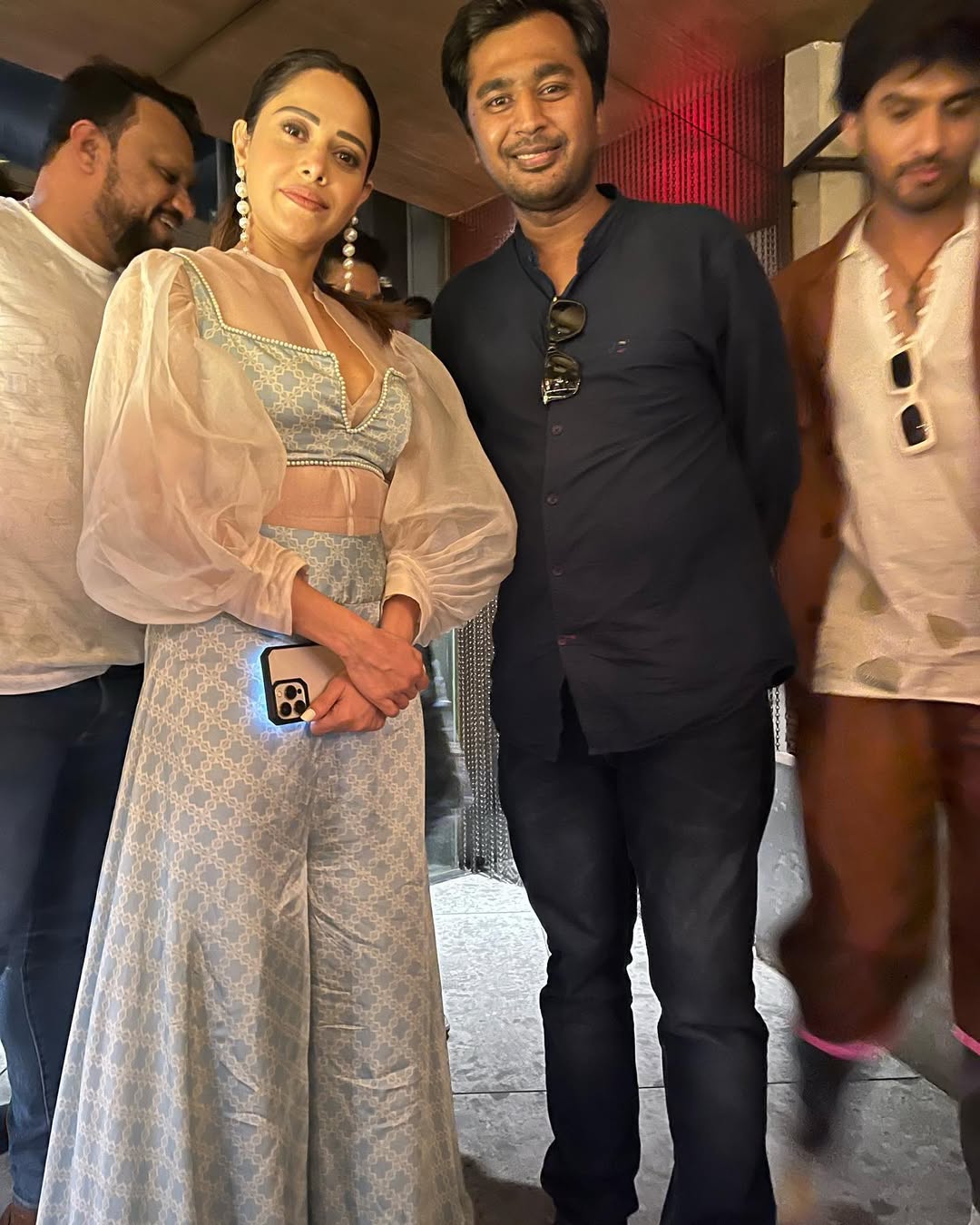 It was usperbbb working with @nushrrattbharuccha @iamparitoshtripathi @writerraj for #janhitmainjaari managed by @whitewagonentertainment #whitewagonentertainment #freekout