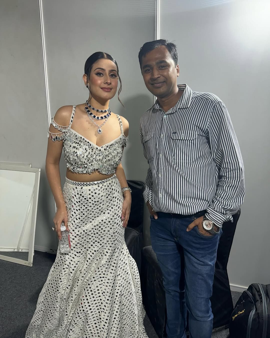 Working with this sensation @isha__malviya for @nifdindoretimesfashionweek was a superbbb experience walked a a showstopper for very talented @_poojarathore @radhasdesignerstudio
